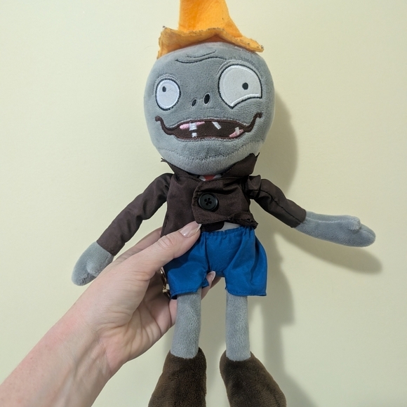 plants vs zombies Other - Plants Vs Zombie Plush Zombie Toy with Orange Hat
